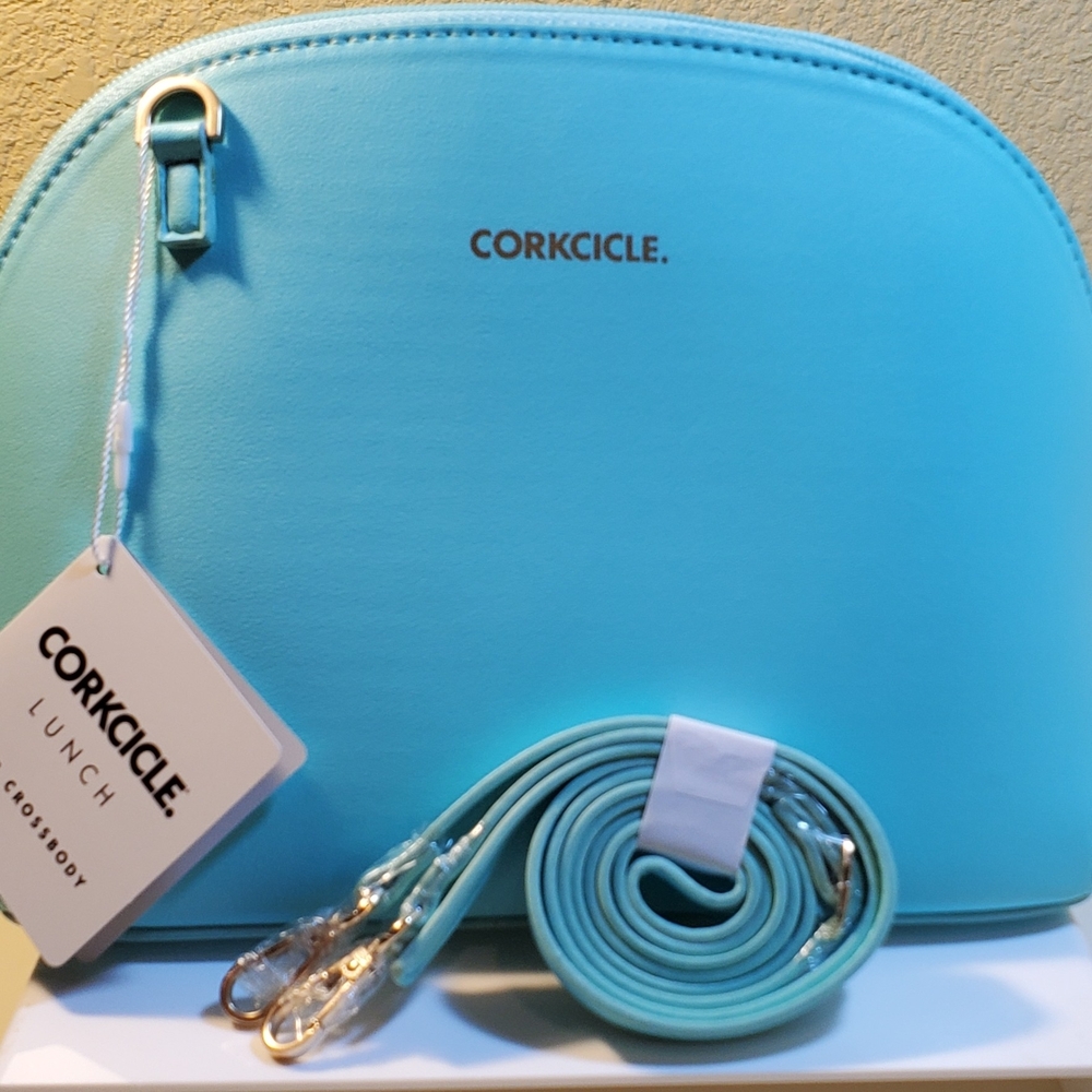 Corkcicle Blue Crossbody Bag